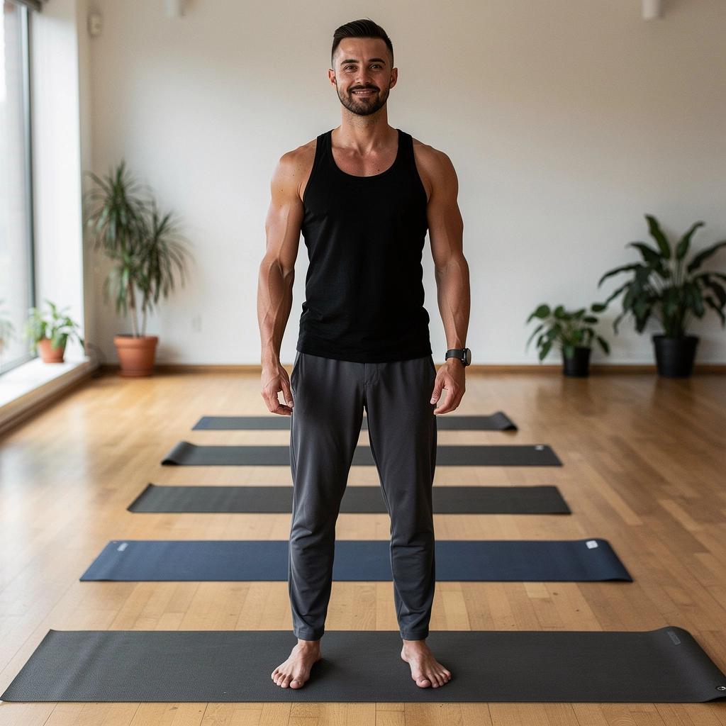 Zbliżenie na ręce osoby praktykującej jogę w medytacyjnej postawie.